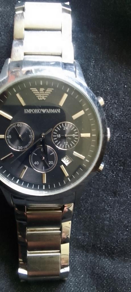 Emporio Armani, Ophalen of Verzenden, Zo goed als nieuw, Staal, Overige merken