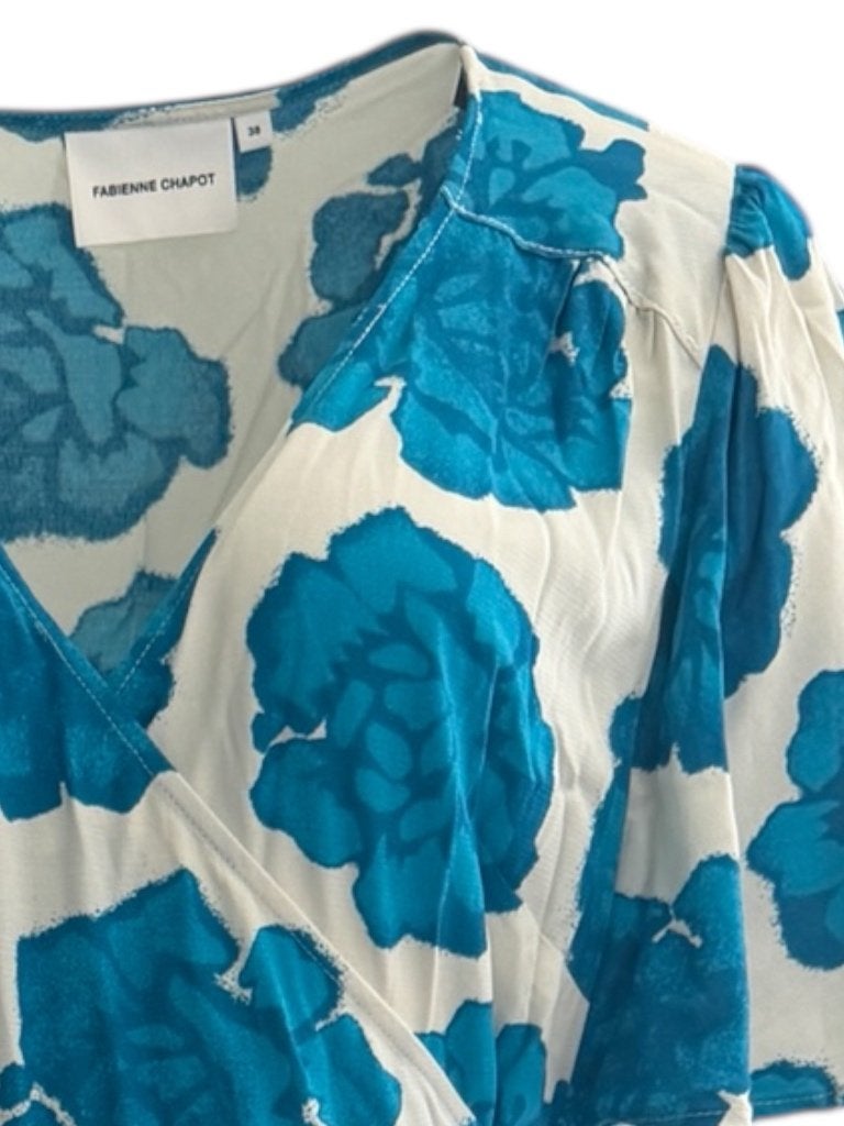 Fabienne Chapot jurk M, Maat 38/40 (M), Blauw, Ophalen of Verzenden, Zo goed als nieuw