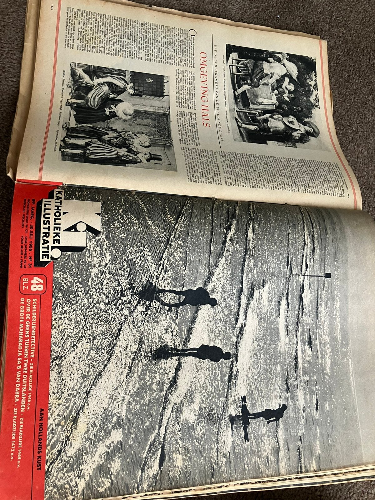 3 bundels Katholieke illustratie uit 1951 en 1955, Ophalen