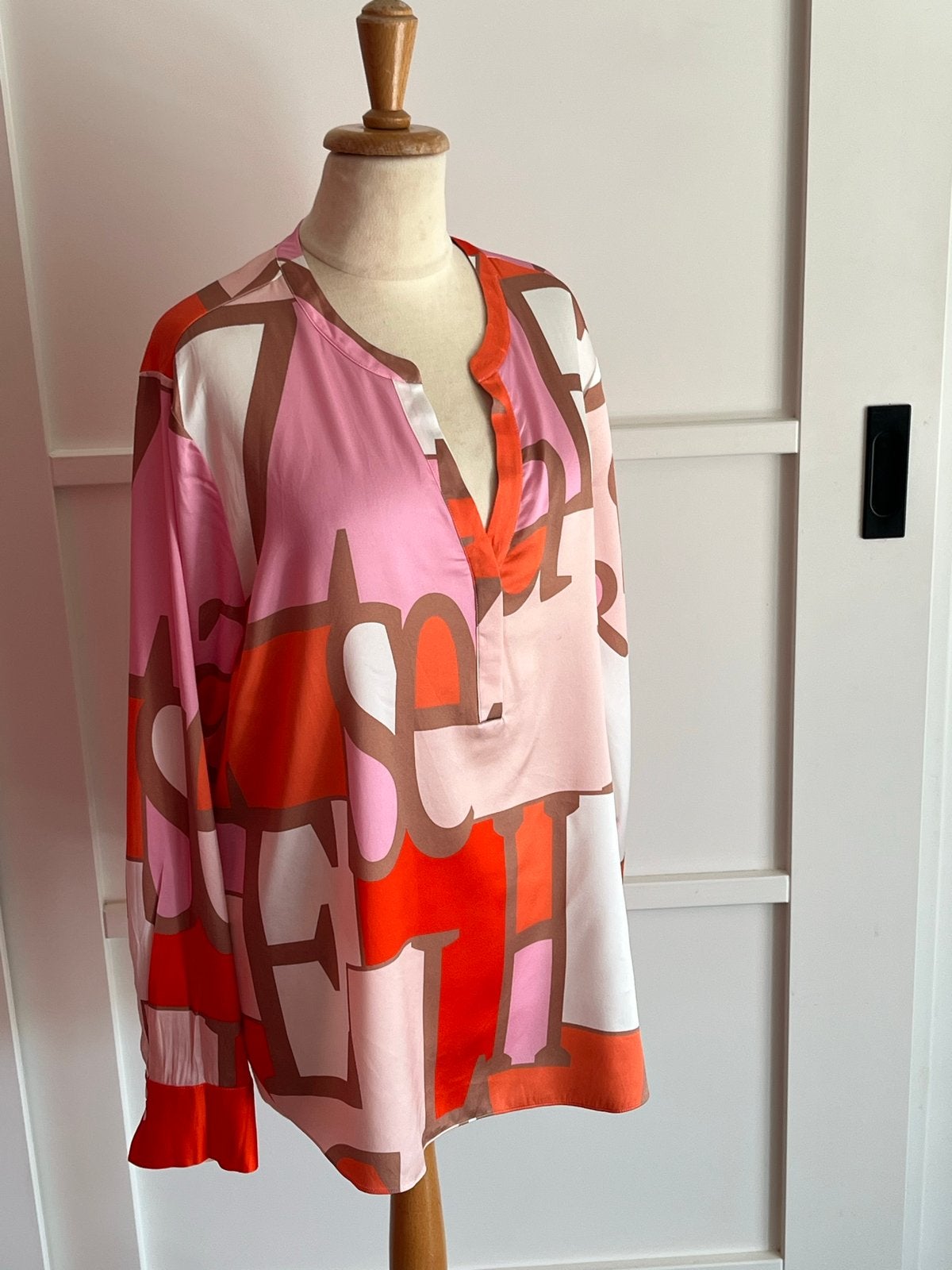 Herzen's Angelegenheit Zijden Blouse Maat 40, Kleding | Dames, Ophalen of Verzenden, Zo goed als nieuw, Maat 38/40 (M), Meerkleurig