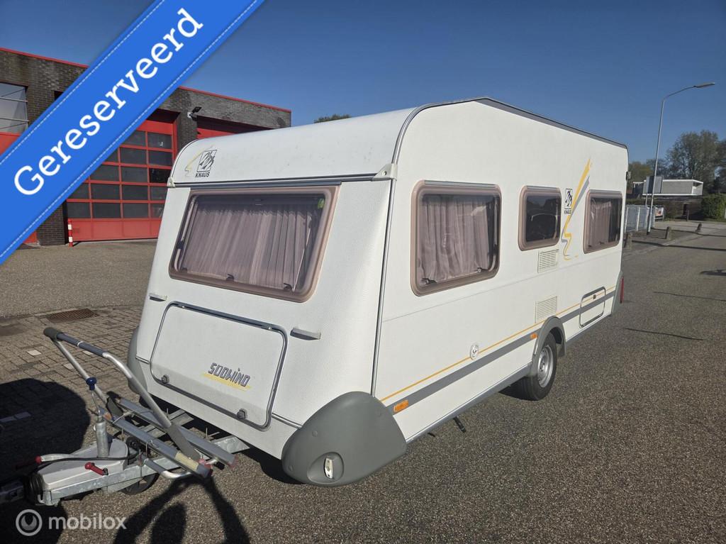 Knaus 450 voortent luifel inruil mogelijk, Caravans en Kamperen, Caravans, Rondzit, Bedrijf, 6 tot 7 meter, Knaus