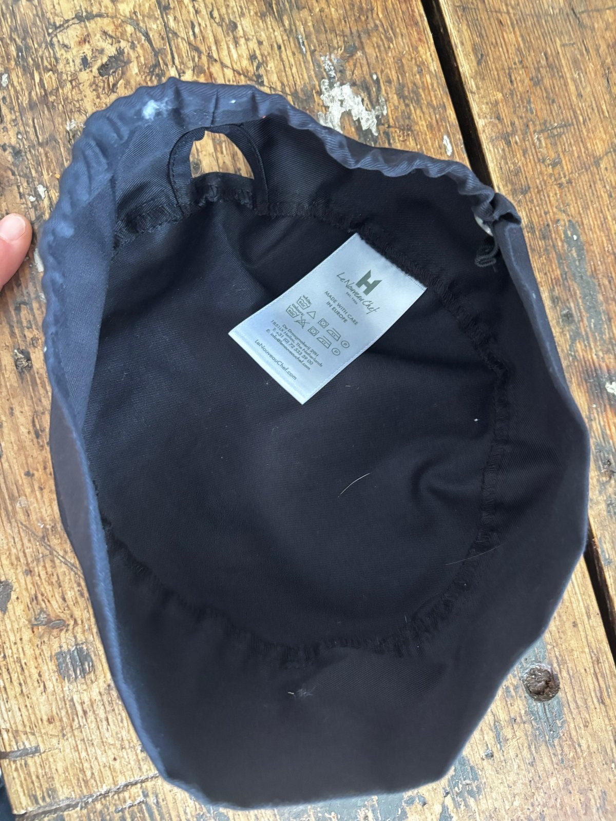 Le Nouveau Chef kleding set: schort, koksbuis, broek, muts, Ophalen, Zo goed als nieuw
