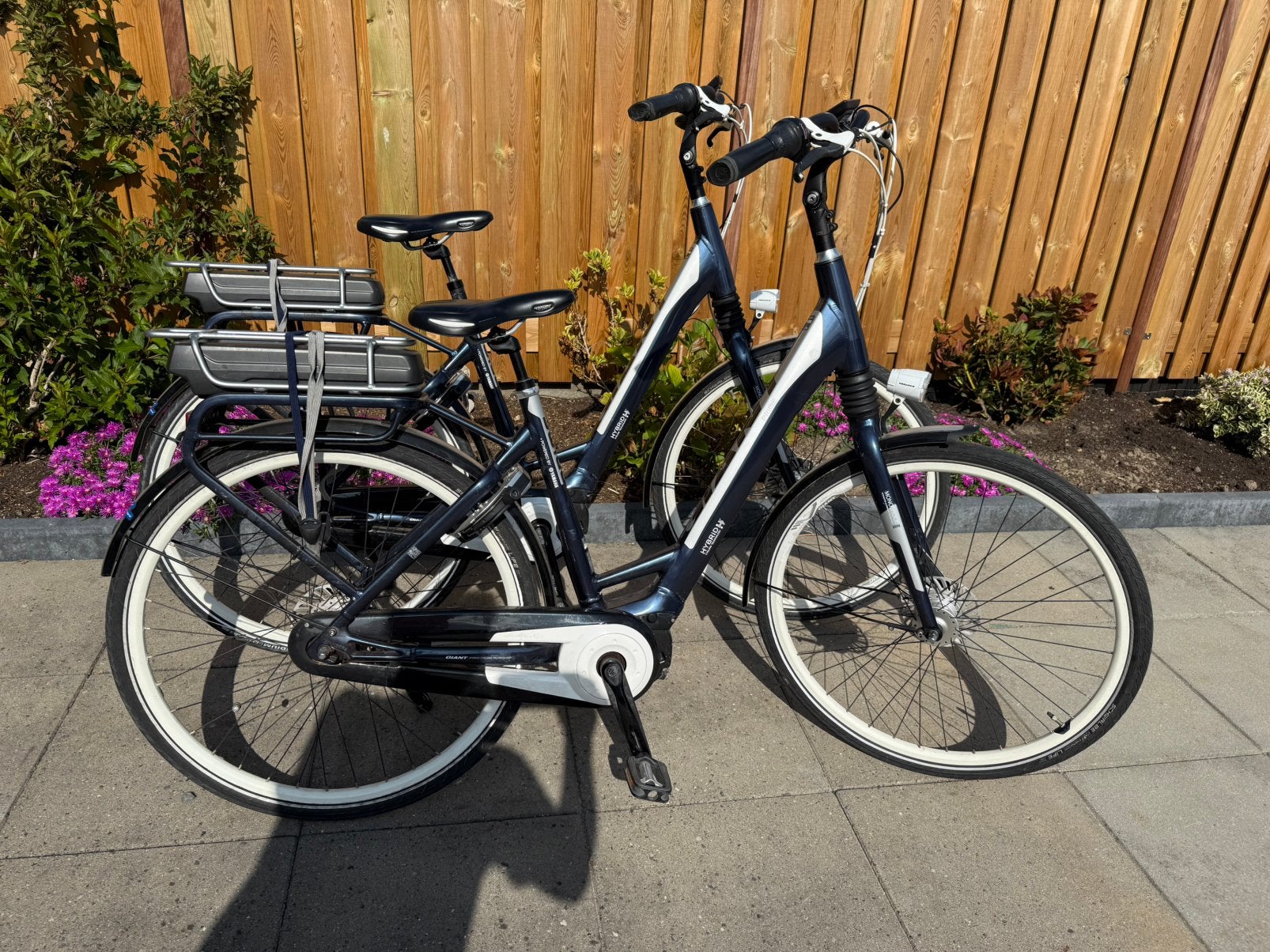 2 stuks Giant elektrische fietsen met weinig km, 47 tot 51 cm, Ophalen, Zo goed als nieuw, Overige merken