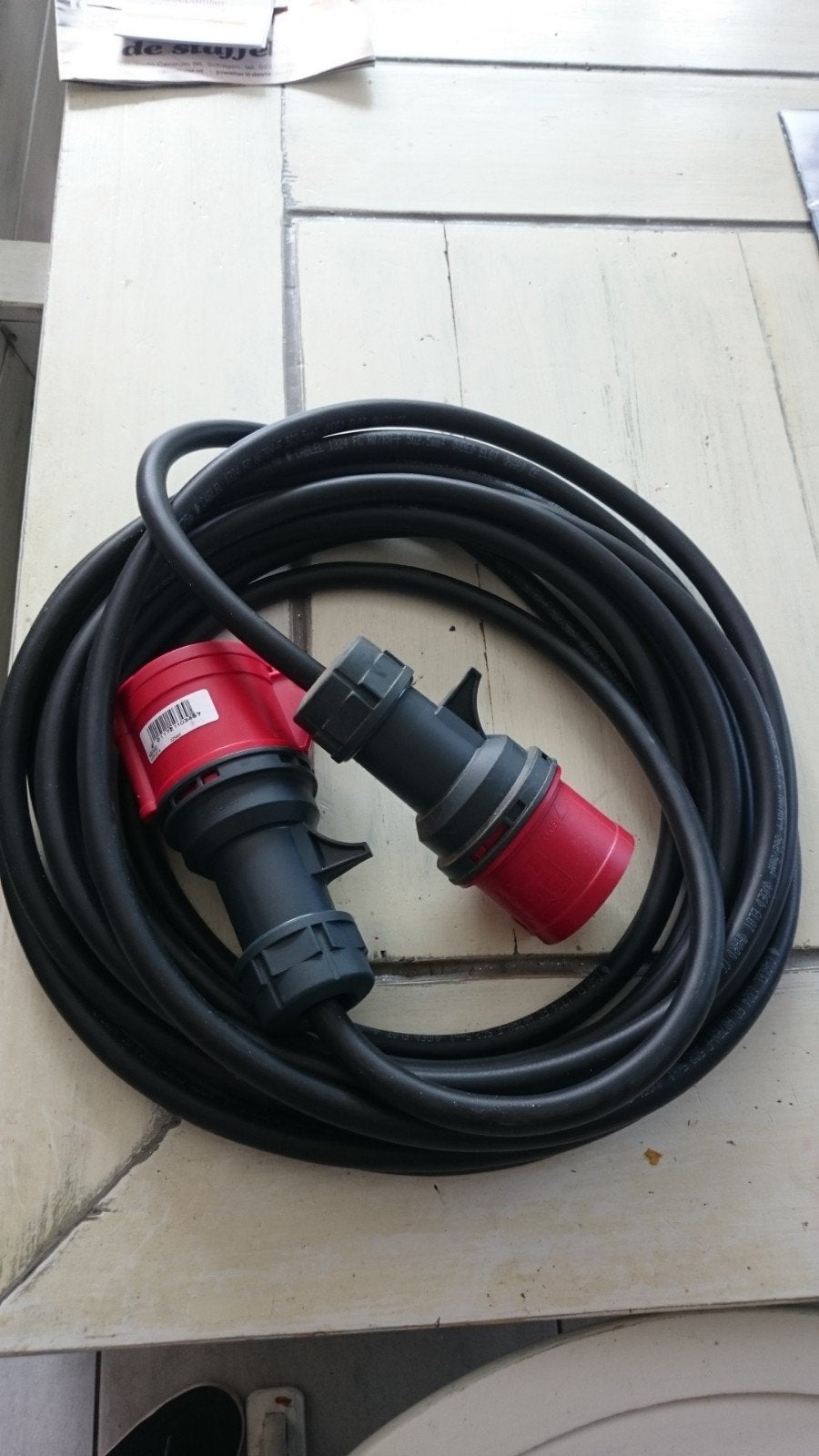 Nieuwe Neopreen Verlengkabels 380V, 16A & 32A (5-25m), Ophalen of Verzenden, Nieuw, Kabel of Snoer