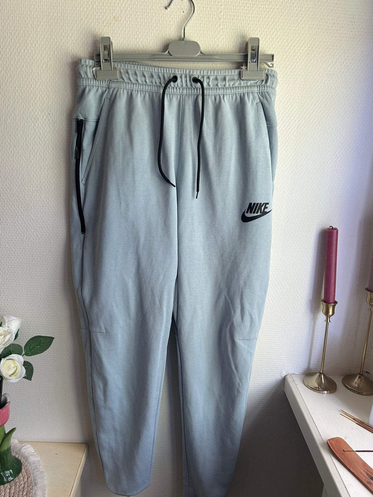 Nike tech broek, Ophalen of Verzenden, Zo goed als nieuw, Maat 46 (S) of kleiner, Blauw