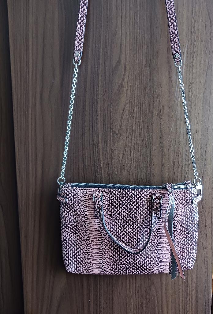 Gianni Chiarini leren handtas Python - 20% korting ‼️, Ophalen of Verzenden, Zo goed als nieuw, Overige kleuren, Handtas