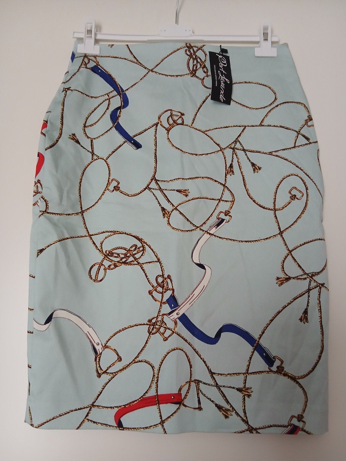 S Nieuw prachtige rok lichtblauw apart dessin Port Lavande, Kleding | Dames, Port Lavande, Meerkleurig, Nieuw, Ophalen of Verzenden