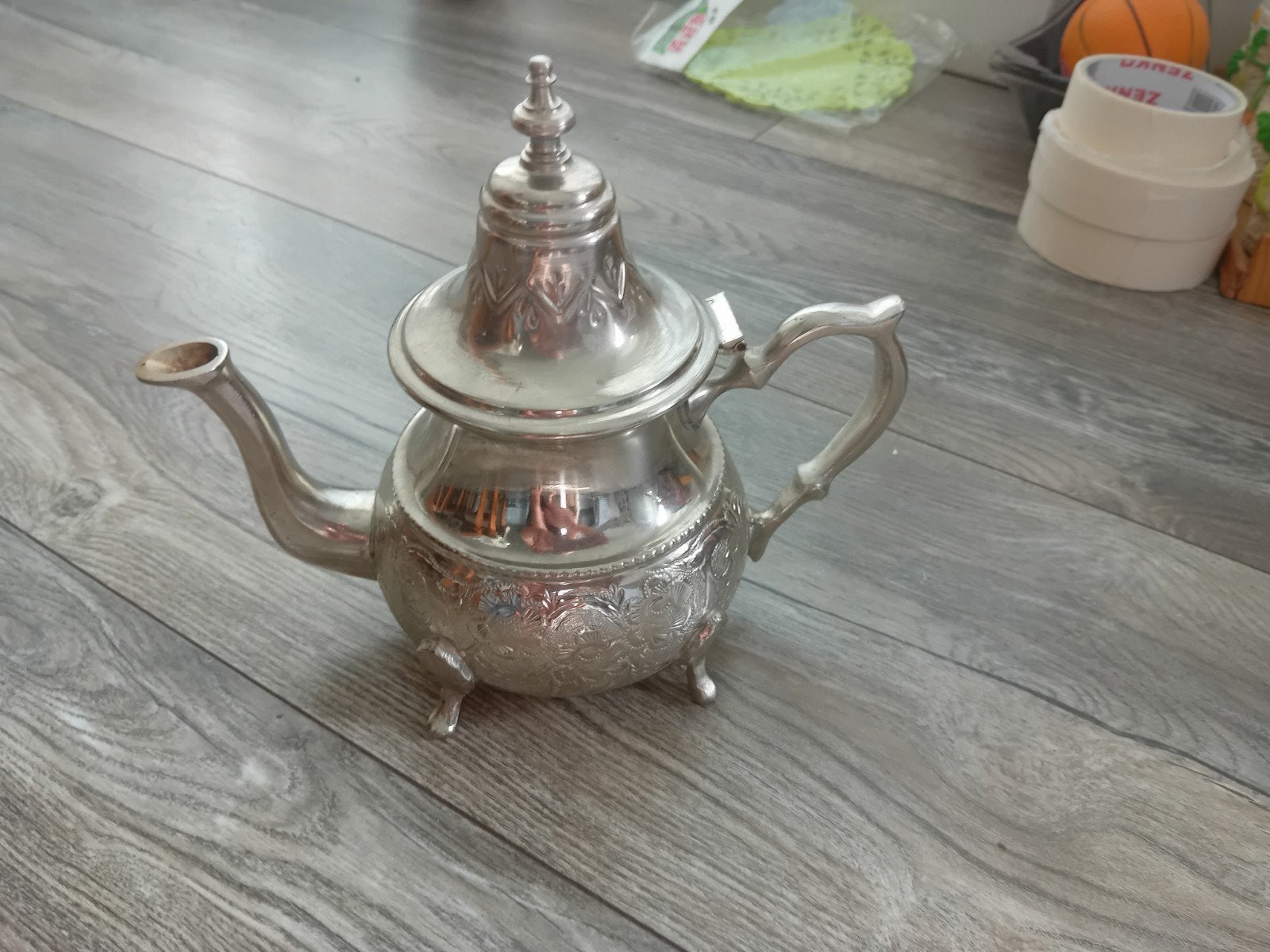 marokkanse theepot zilver, Ophalen, Zilver