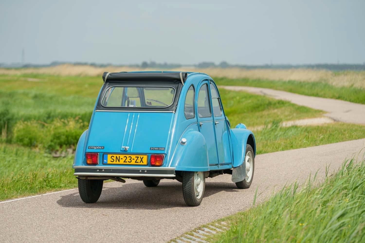 Citroen 2 CV 6 Club, Voorwielaandrijving, 2CV, Blauw, Origineel Nederlands