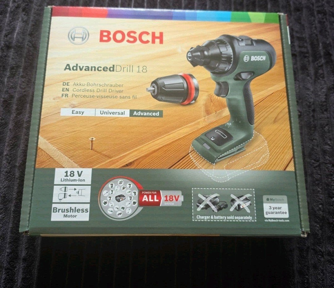 Bosch AdvancedDrill 18 Accuboormachine (nieuw), Ophalen, Nieuw, 600 watt of meer, Boor- en Schroefmachine
