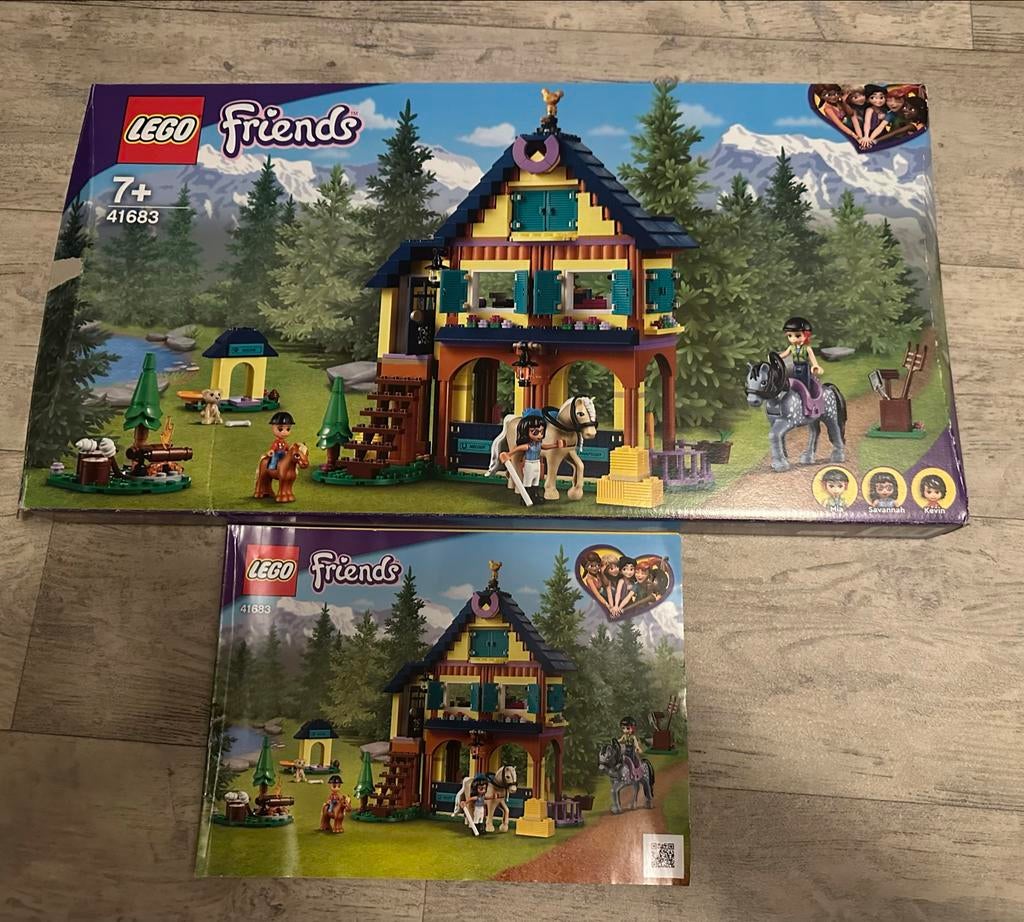 Lego Friends 41683 Boshuis, Ophalen of Verzenden, Zo goed als nieuw, Complete set, Lego