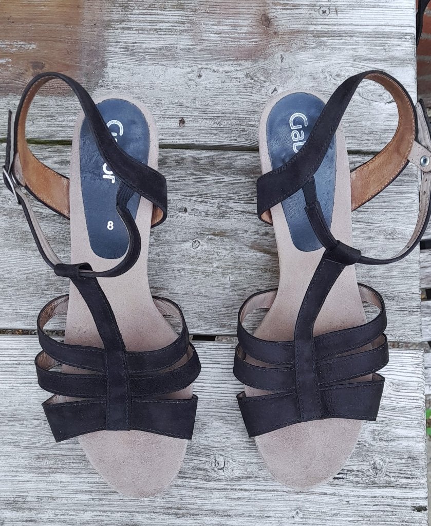 Sandalen/ damespumps Gabor mt. 8, Kleding | Dames, Schoenen, Gabor, Ophalen of Verzenden, Zo goed als nieuw, Sandalen of Muiltjes