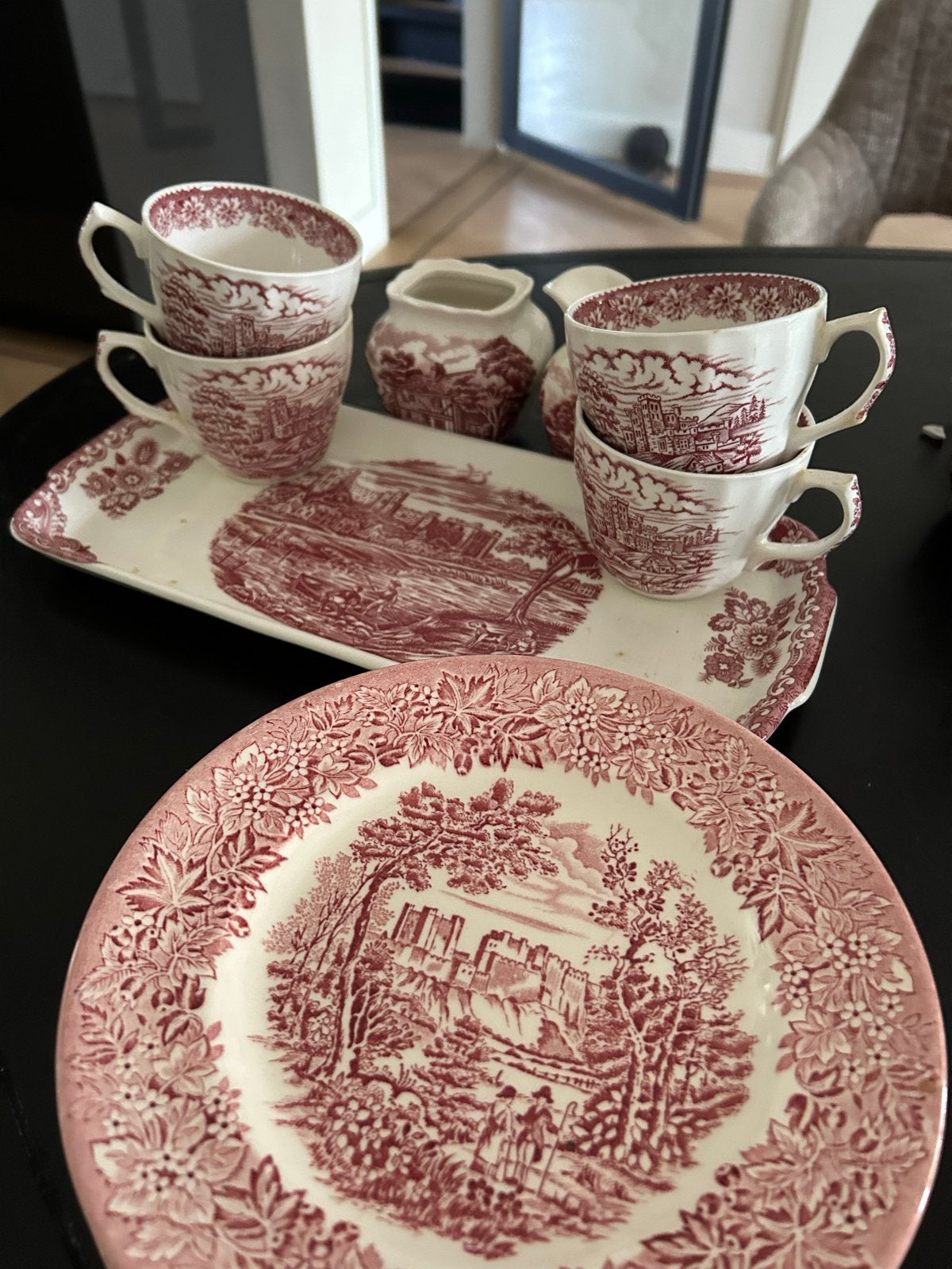 Vintage British Anchor "Old Country Castles" Ironstone Servi, Ophalen of Verzenden