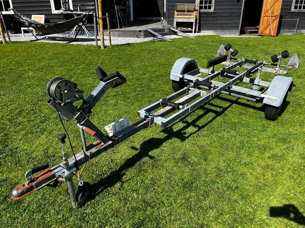 Boottrailer / Kanteltrailer, Watersport en Boten, Ophalen, Minder dan 1500 kg, Gebruikt, Overige typen
