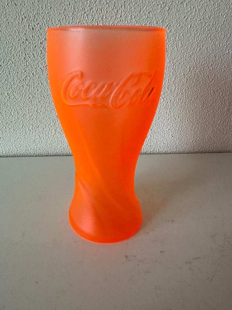 FIFA World Cup RUSSIA 2018. McDonalds.Coca Cola. Oranje glas, Verzamelen, Ophalen, Zo goed als nieuw, Frisdrankglas