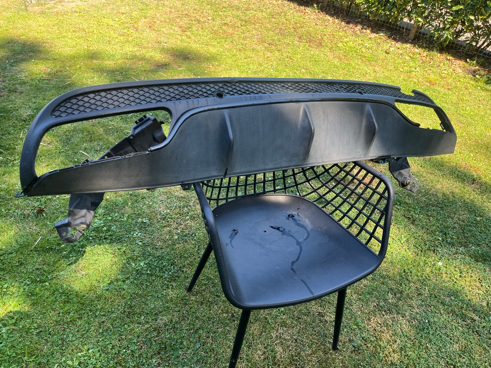 Mercedes C63 W205/S205 Achterdiffuser met binnenwerk, Ophalen, Gebruikt, Mercedes-Benz, Achter