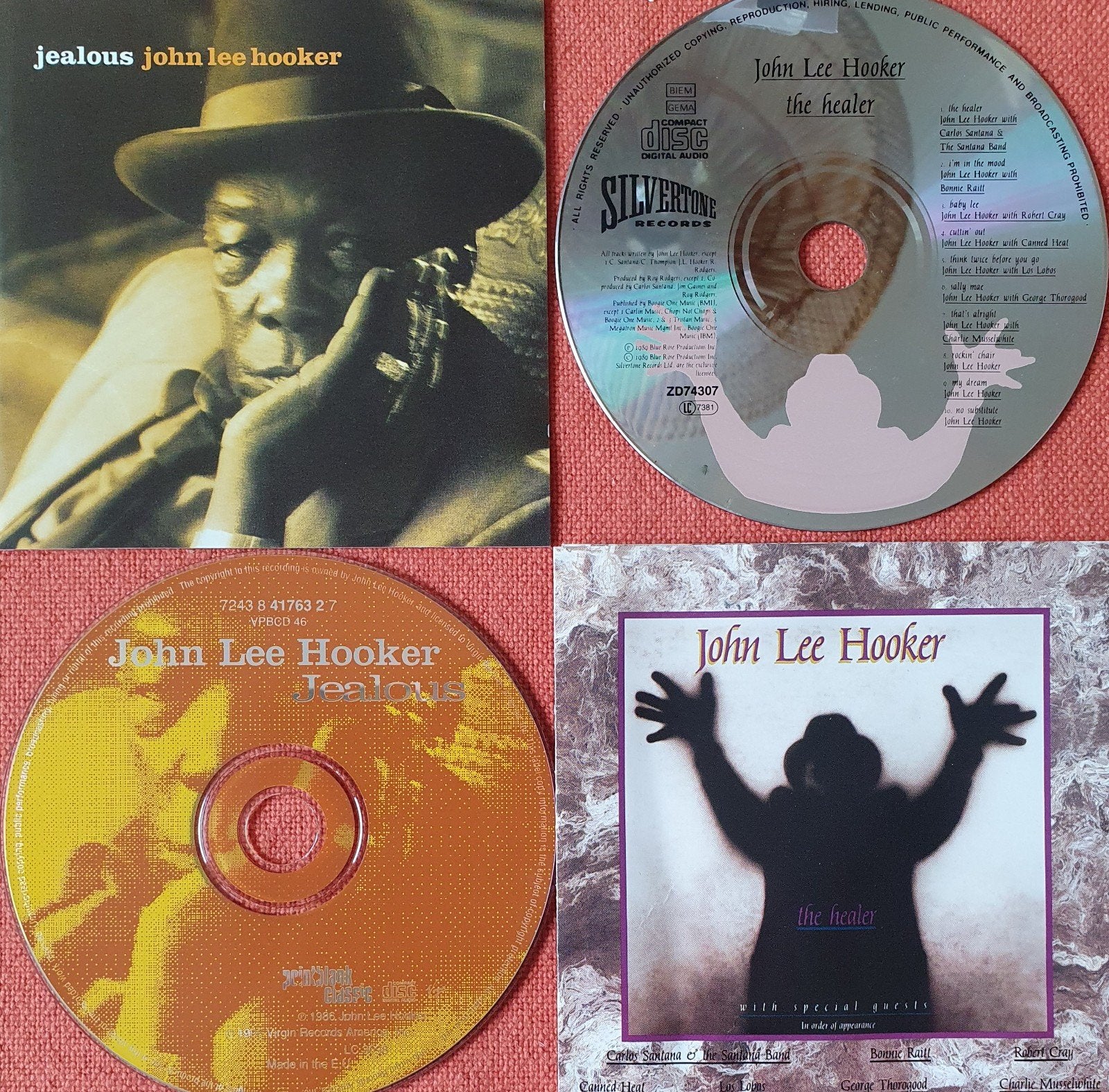 John Lee Hooker cd's mogen ook per stuk, Ophalen of Verzenden, 1980 tot heden, Zo goed als nieuw, Blues