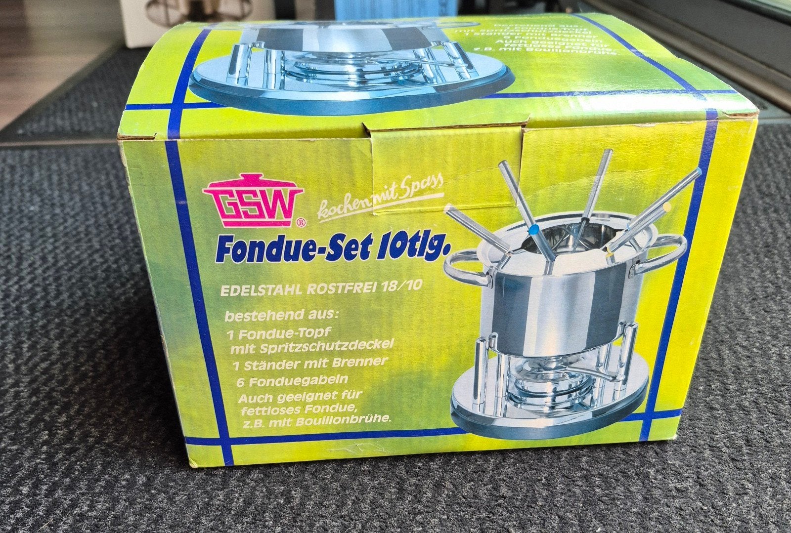 fondue set, GSW, zilver kleurig, Ophalen of Verzenden, Nieuw