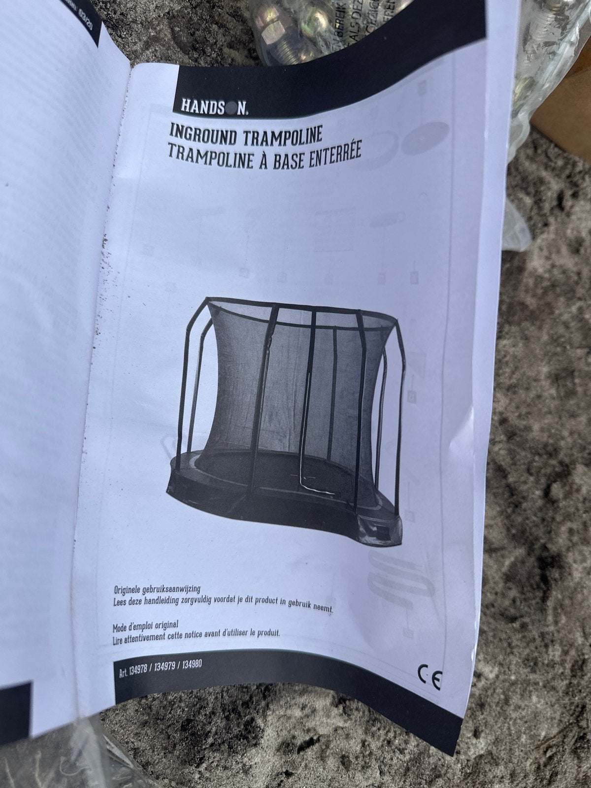 Trampoline frame en onderdelen - Nieuw in doos, Ophalen, Nieuw
