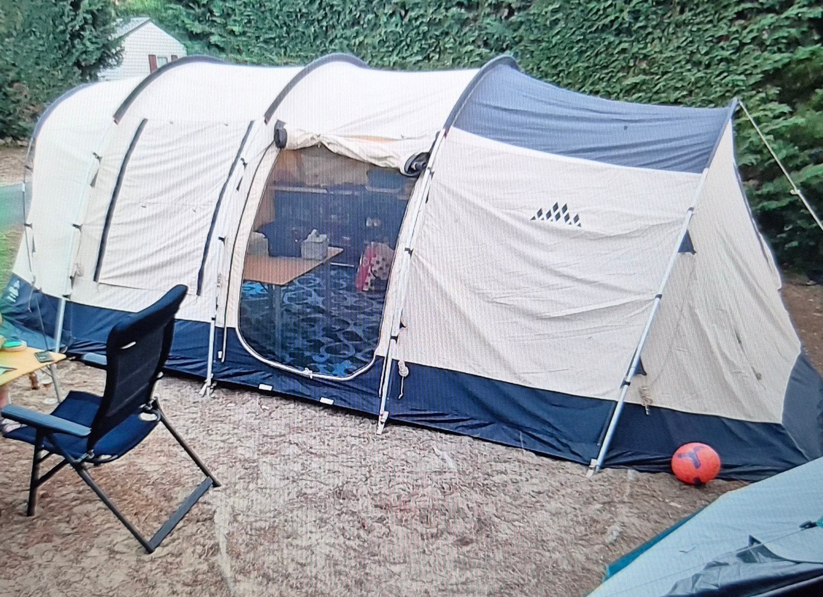 Obelink Manitoba 6 tent met donkere slaapcabine, Ophalen, Gebruikt, Tot en met 6