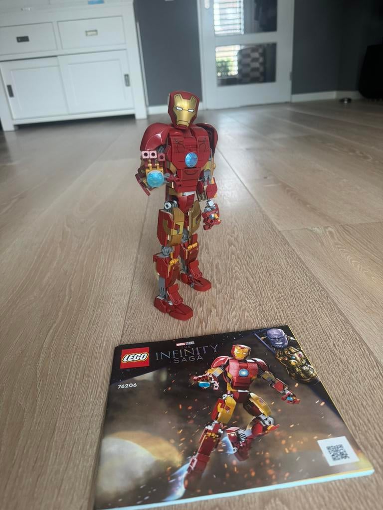Lego Marvel - Iron Man figuur - 76206, Ophalen of Verzenden, Zo goed als nieuw