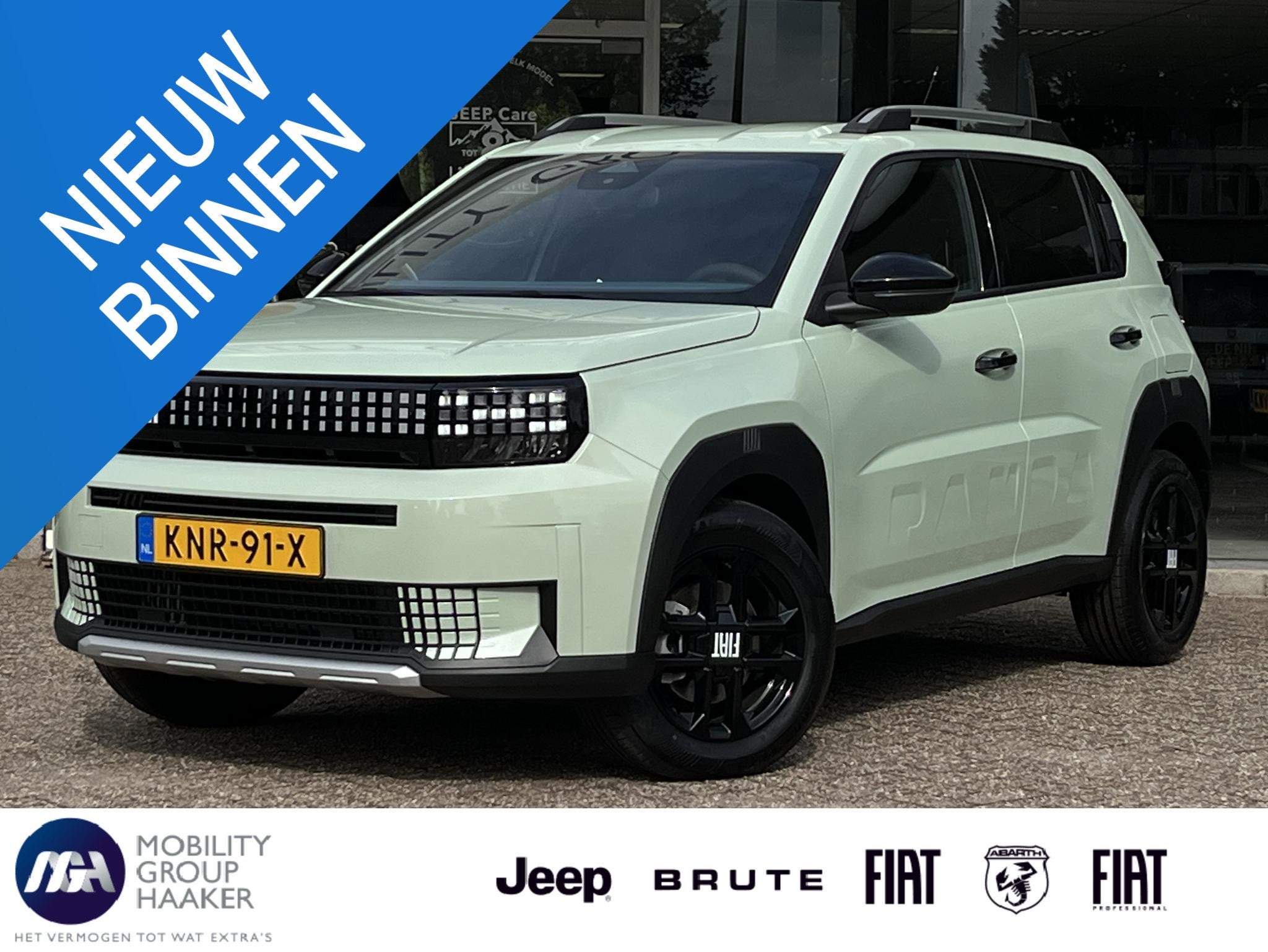 Fiat Grande Panda 1.2 Hybrid ICON | Cruise control | Apple/A, Auto's, Stof, Origineel Nederlands, Bedrijf, 3 cilinders