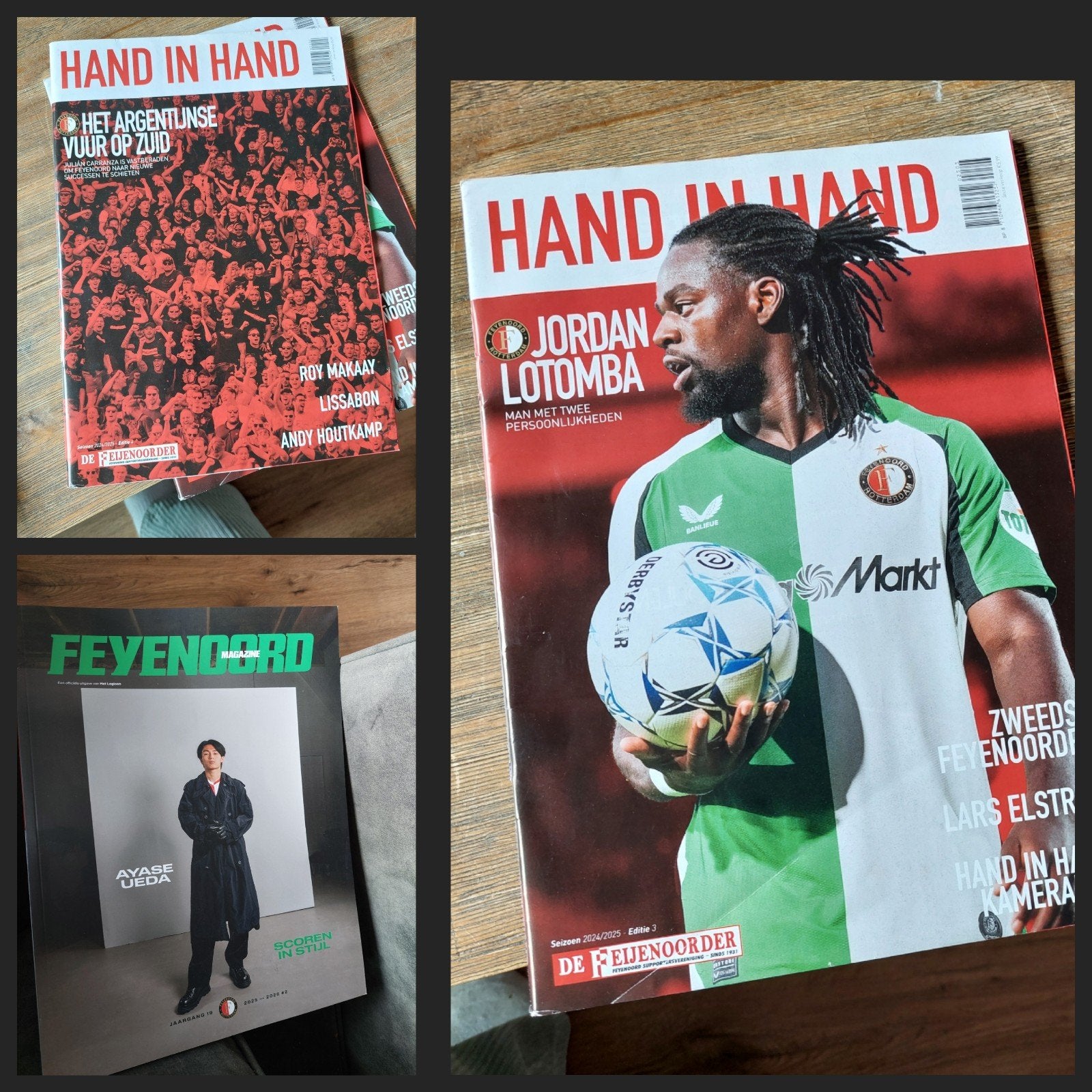 Feyenoord Magazines: Hand in Hand & Feyenoord, Boeken, Tijdschriften en Kranten, Gelezen, Sport en Vrije tijd, Ophalen of Verzenden