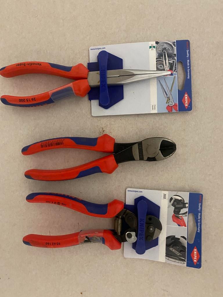 3 x knipex, Ophalen of Verzenden, Zo goed als nieuw