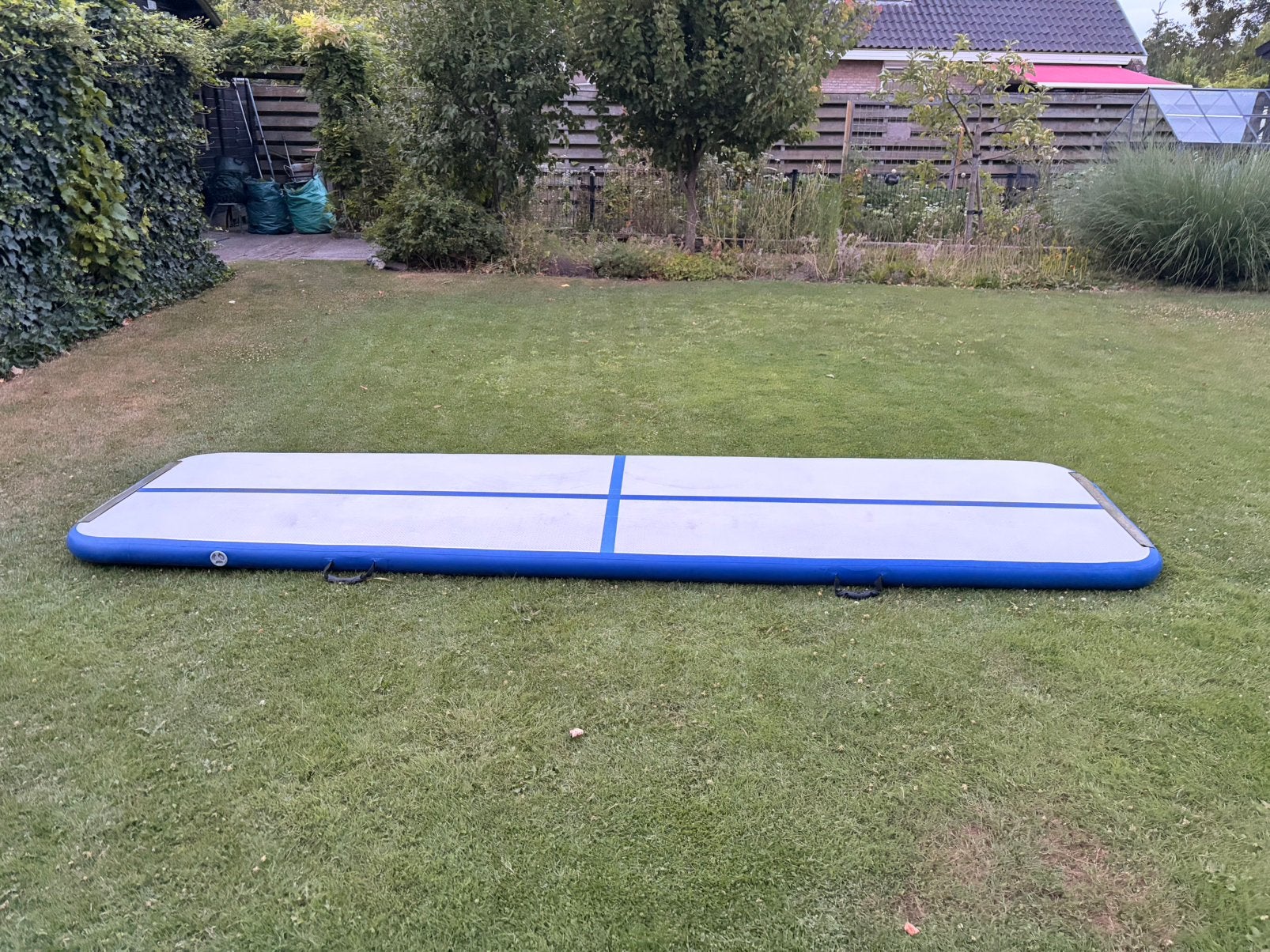 Airtrack turnen, Ophalen, Gebruikt, Materiaal, Wit