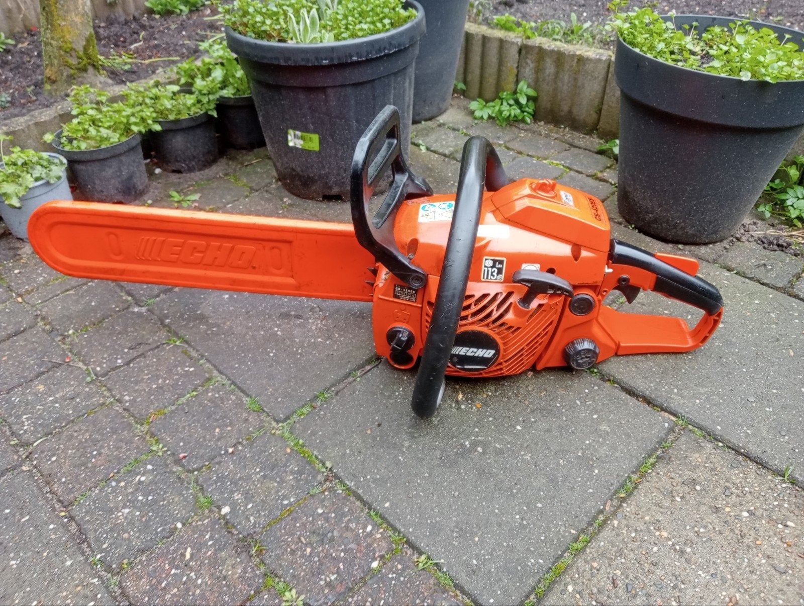 Echo cs420es kettingzaag motorzaag, Tuin en Terras, Hand-tuingereedschap, Ophalen of Verzenden, Gebruikt