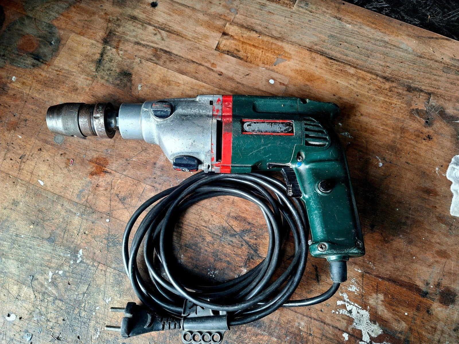 Robuuste Metabo klopboormachine, Boormachine, Ophalen of Verzenden, Klopboormechanisme, Gebruikt