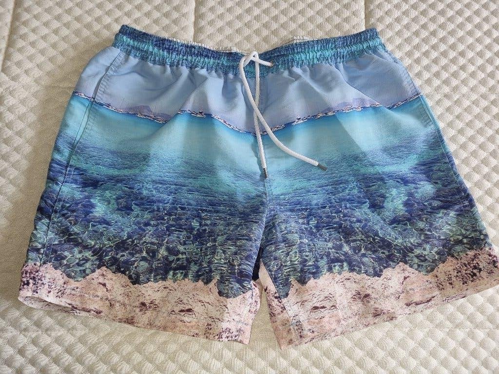 Boggi Milano Zwemshort Maat XL - Zomerse Print, Kleding | Heren, Blauw, Maat 56/58 (XL), Ophalen of Verzenden, Boggi Milano