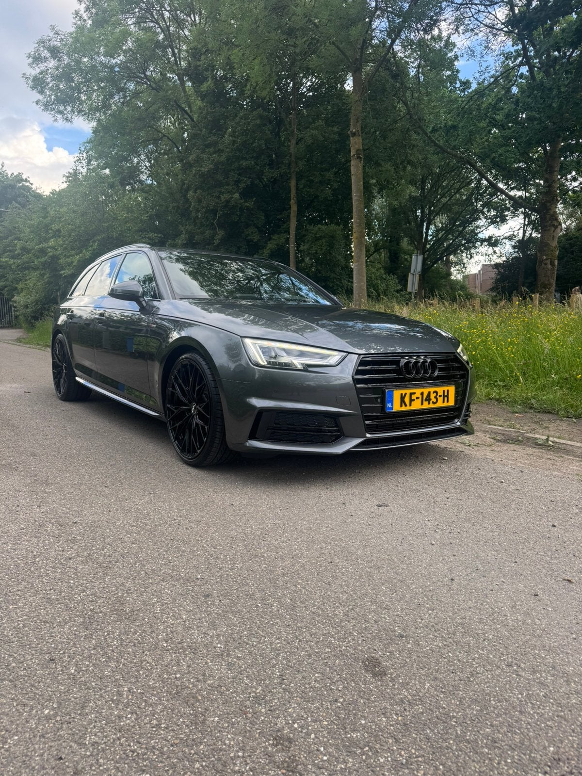 Audi A4 2.0 Tfsi 140KW AV S-t7 2016 Grijs S line btw auto, 1984 cc, 1435 kg, Origineel Nederlands, 19 km/l