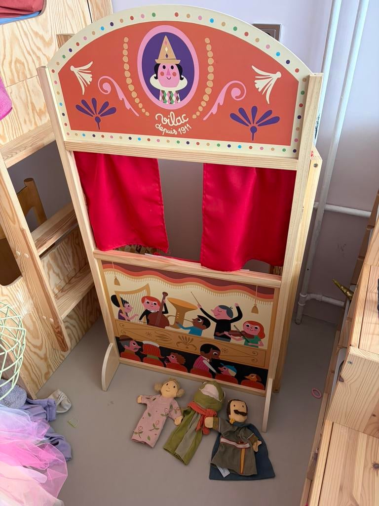 Poppenkast Vilac, Ophalen, Zo goed als nieuw, Poppenhuis