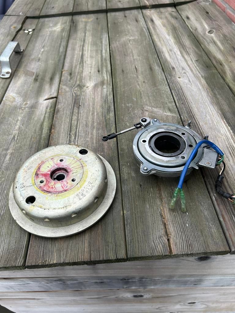 Onsteking en vliegwiel yamaha 6pk, Ophalen, Gebruikt, Motor en Techniek