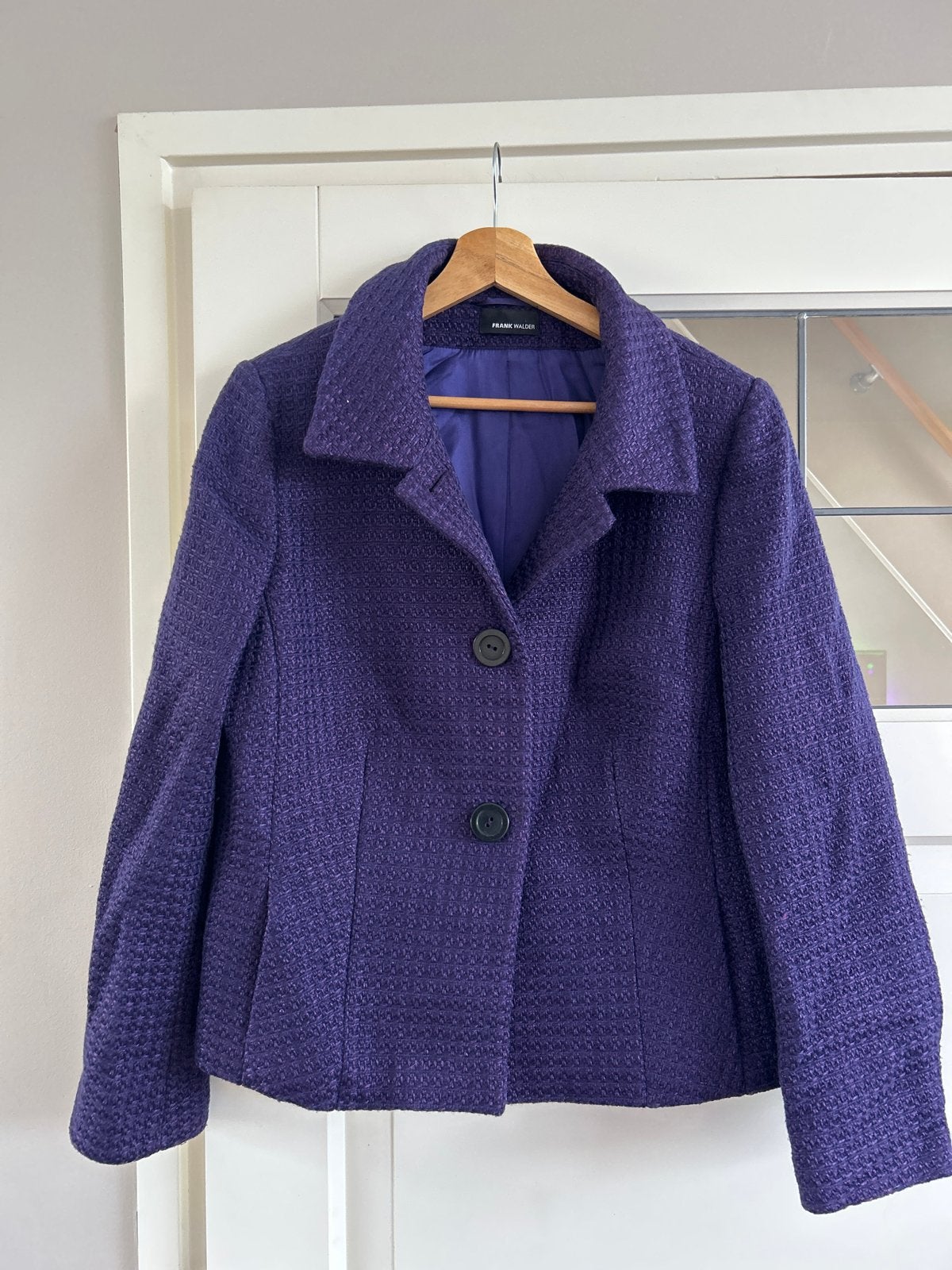 Frank Walder paars jasje maat 44, Kleding | Dames, Paars, Maat 42/44 (L), Ophalen of Verzenden, Zo goed als nieuw