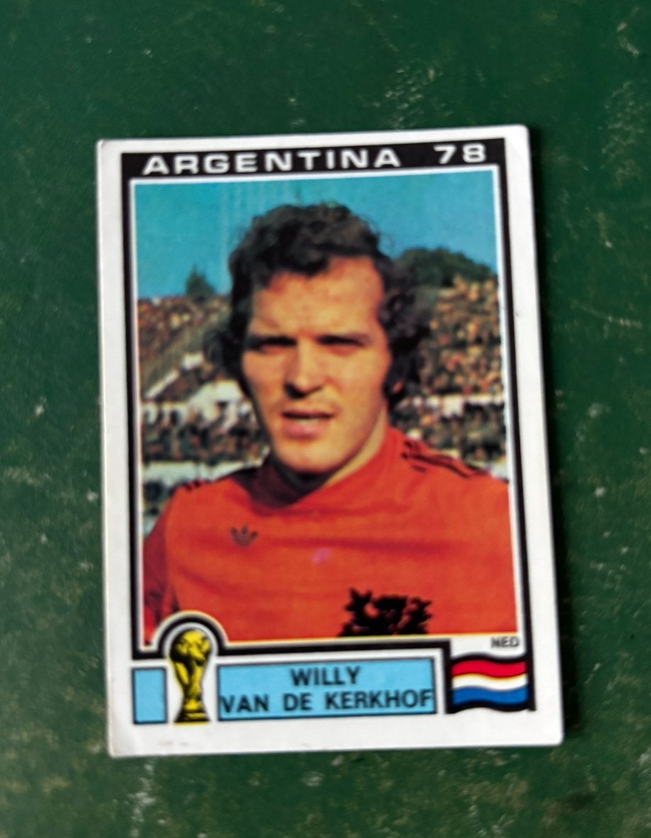 Panini plaatje Willy vd Kerkhof Nederland WK 78, Verzamelen, Sportartikelen en Voetbal, Ophalen of Verzenden