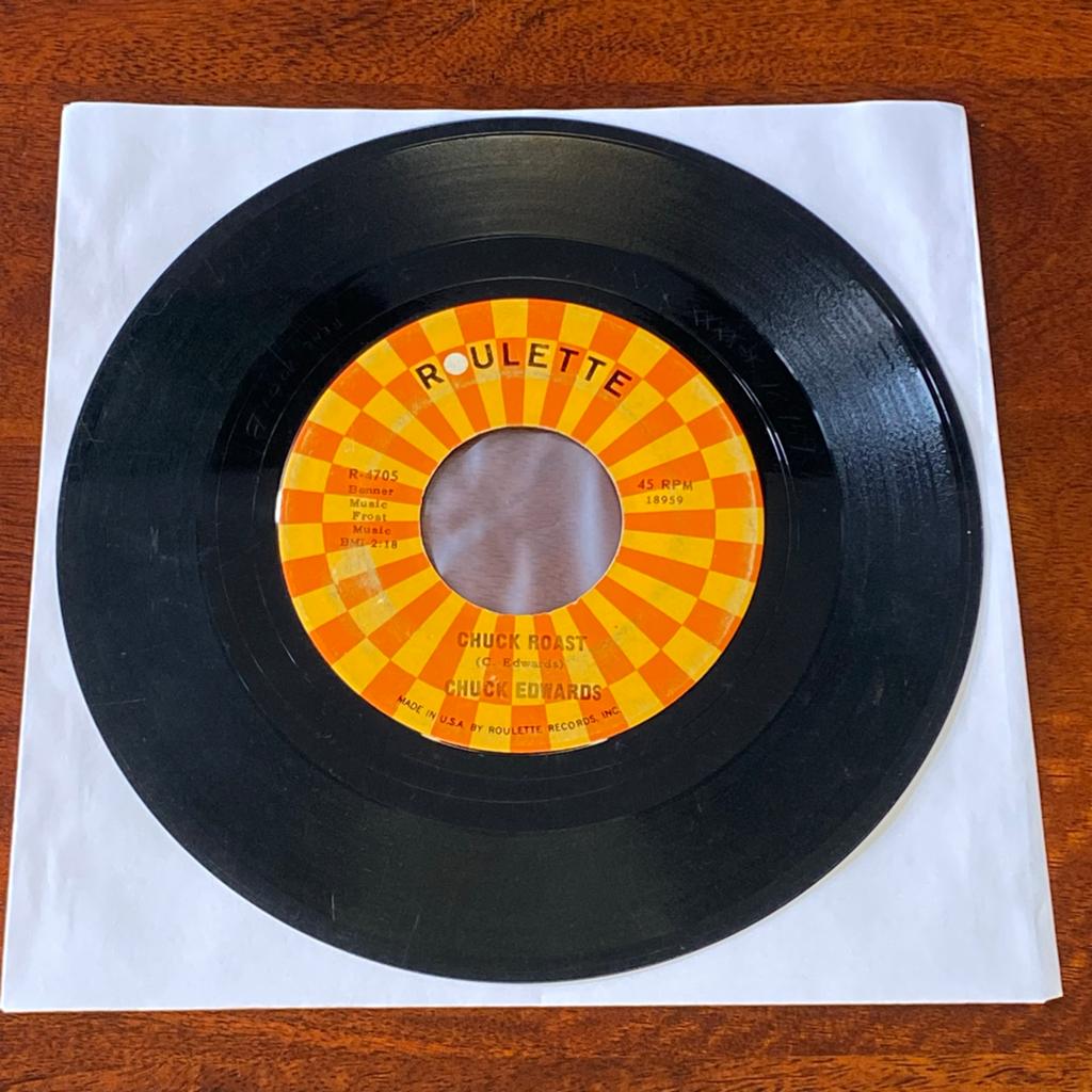 7" Chuck Edwards - Chuck Roast / Bullfight, Originele persing, Ophalen of Verzenden, Gebruikt, Pop
