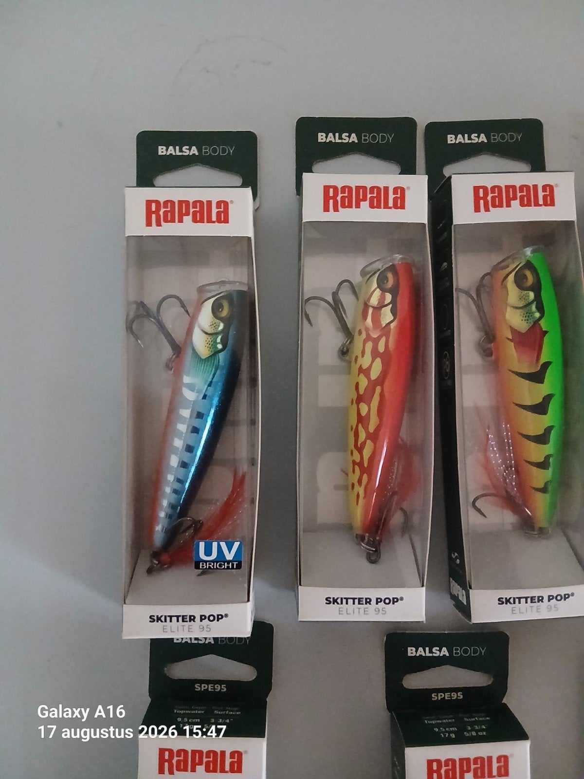 Setje Rapala SPE95 7stuks nieuw in de verpakking, Watersport en Boten, Ophalen of Verzenden, Nieuw, Kunstaas