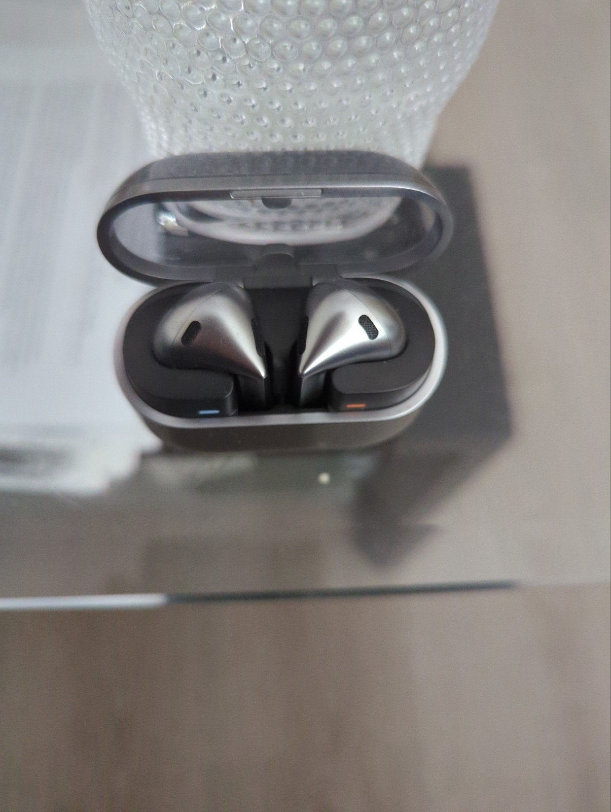 Samsung Galaxy Buds3 - zo goed als nieuw met doos, Audio, Tv en Foto, Koptelefoons, In-ear, Zilver, Draadloos, Nieuw