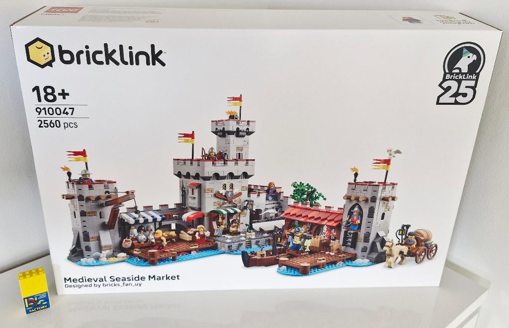 Lego 910047 Bricklink Medieval Seaside Market (zeldzaam), Lego, Nieuw, Ophalen of Verzenden, Compleet