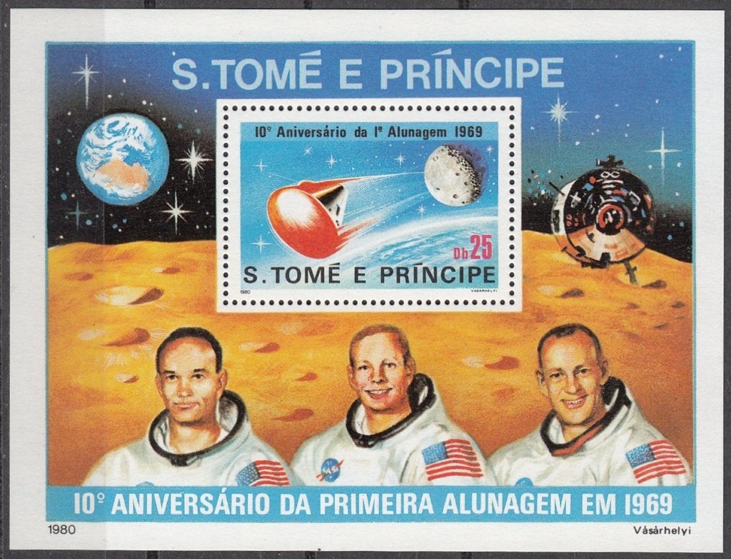 Ruimtevaart Sao Tomé et Principe Michel blok 45 postfris, Ophalen of Verzenden, Postfris, Vliegtuigen