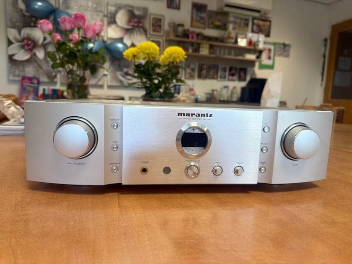 Marantz PM-15S1 Geïntegreerde Versterker - Zilver, Marantz, Ophalen of Verzenden, Zo goed als nieuw, 60 tot 120 watt