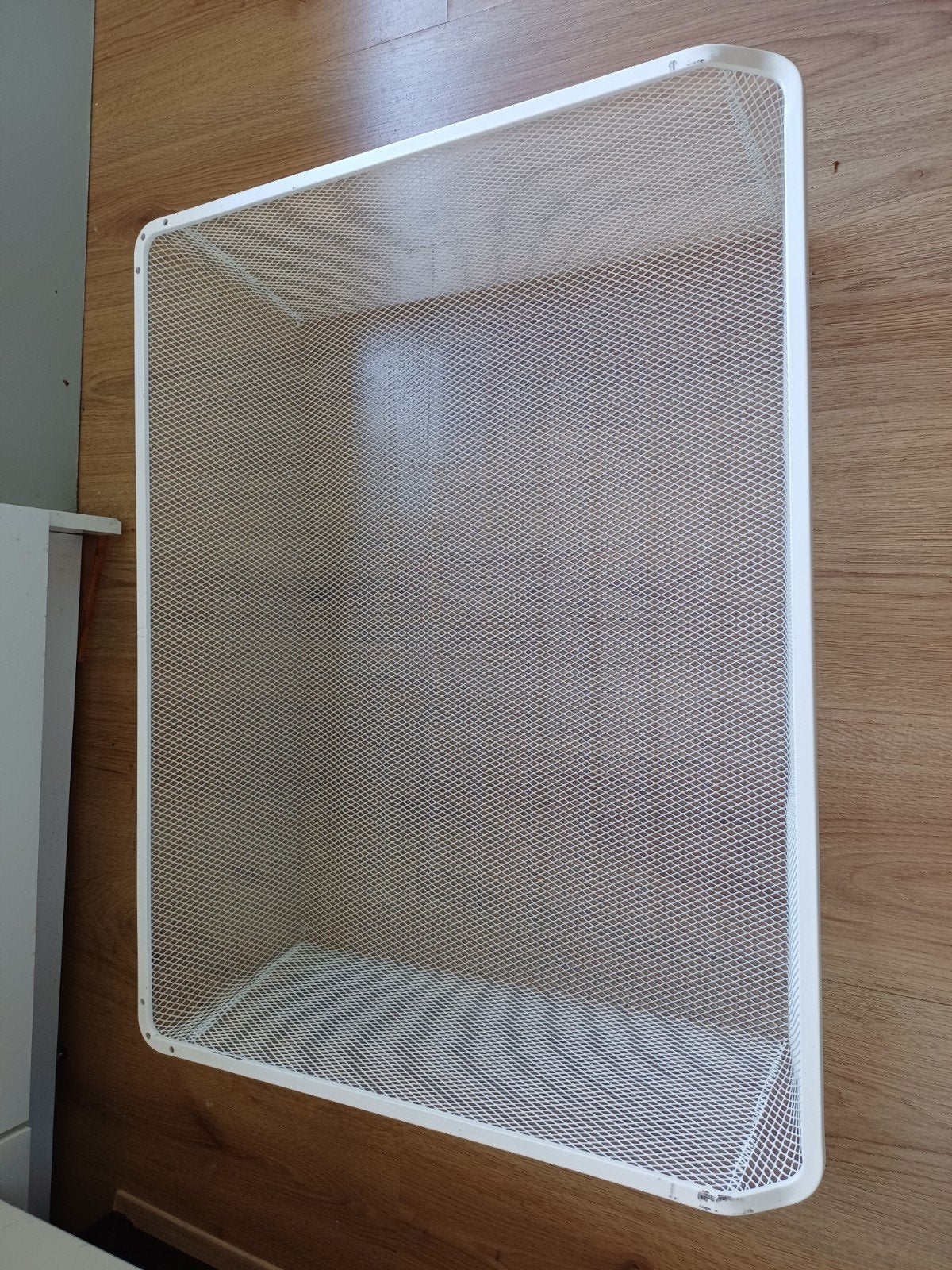 2x Witte metalen opbergmanden ikea Komplement, Ophalen, Gebruikt