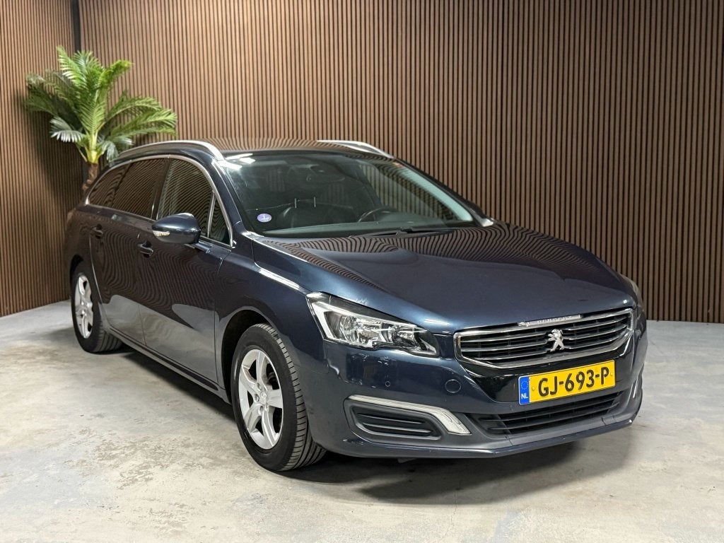 Peugeot 508 SW 1.6 e-THP Blue L.Ex. (bj 2015, automaat), Auto's, Gebruikt, Euro 6, 4 cilinders, Blauw