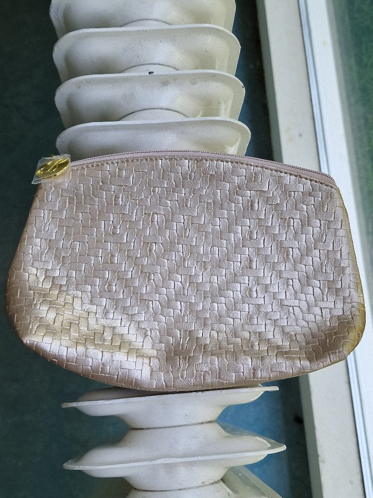 Estée Lauder Luxe Make-up Tasje Goud, Ophalen of Verzenden, Nieuw, Beige, Dame