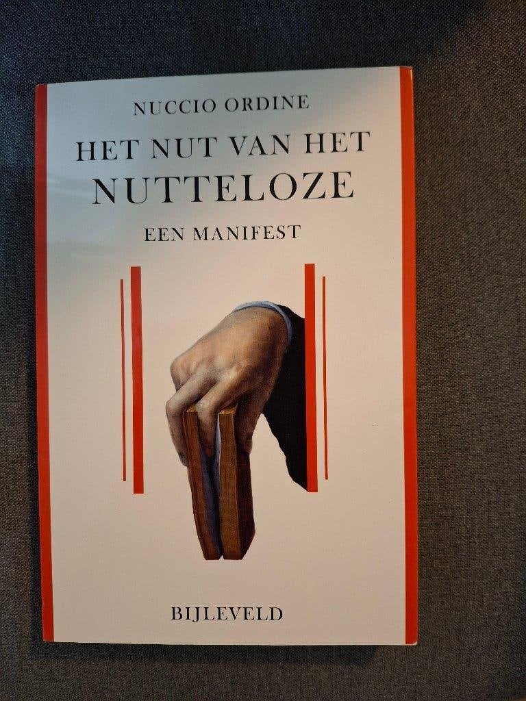 Het nut van het nutteloze - een manifest door Nuccio Ordine, Ophalen of Verzenden, Zo goed als nieuw, Cultuurfilosofie, Nuccio Ordine