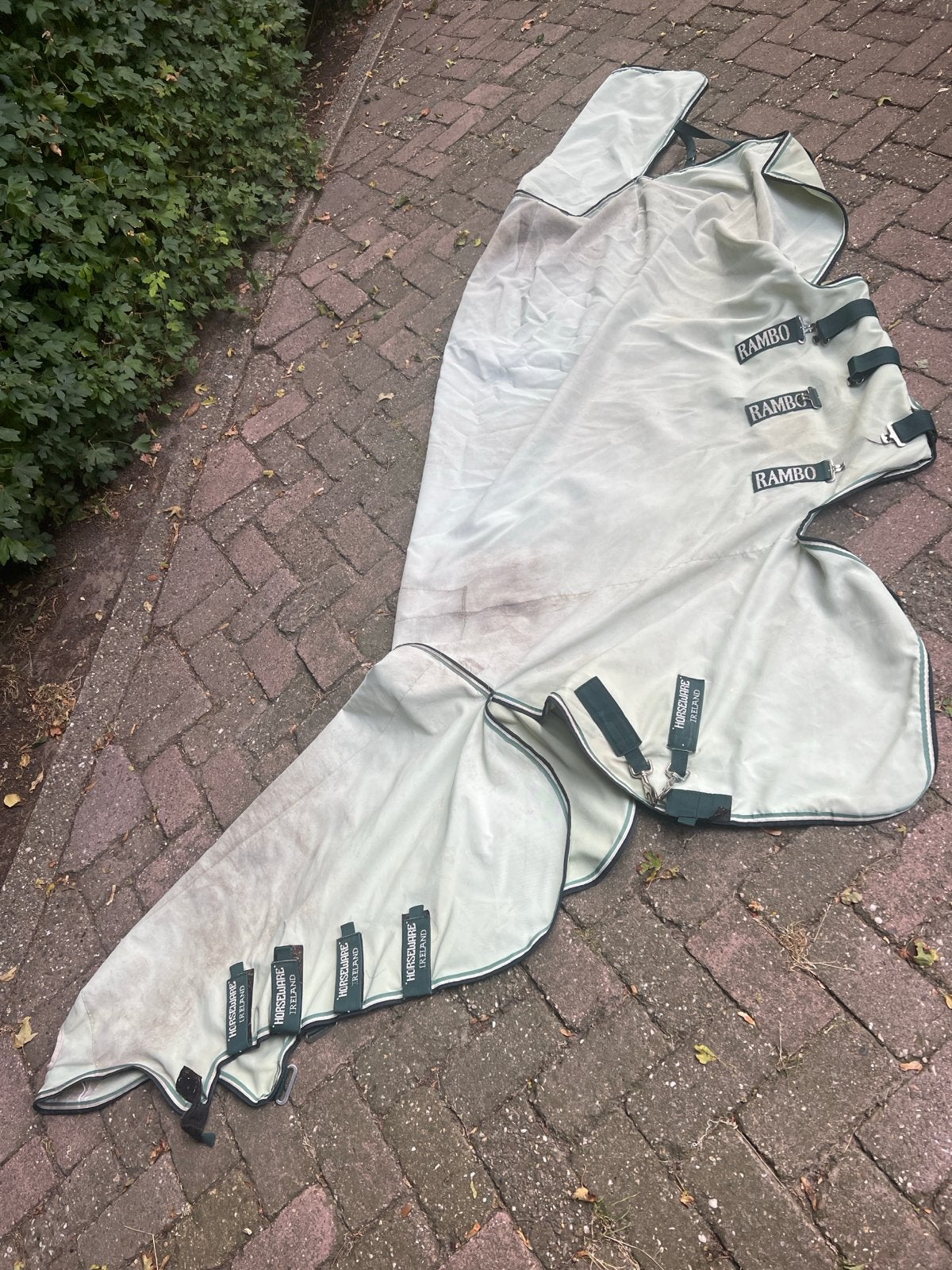 Rambo horseware eczeem/vliegendeken 6.3(140/190), Full (L), Ophalen of Verzenden, Groen, Horseware