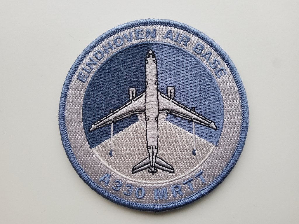 KLu RNLAF A330 MRTT EINDHOVEN AIR BASE PATCH, Ophalen of Verzenden, Zo goed als nieuw, Patch, Badge of Embleem