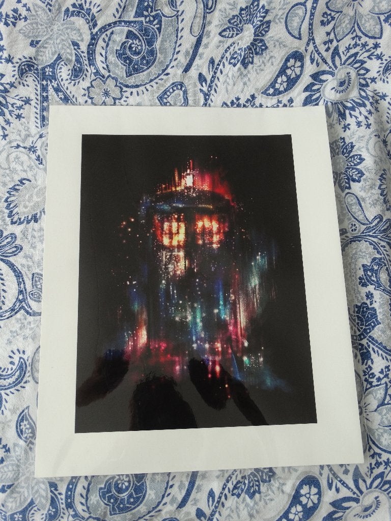 Doctor Who TARDIS Art Print | Sci-Fi Wanddecoratie, Minder dan 50 cm, Nieuw, Ophalen of Verzenden, Print